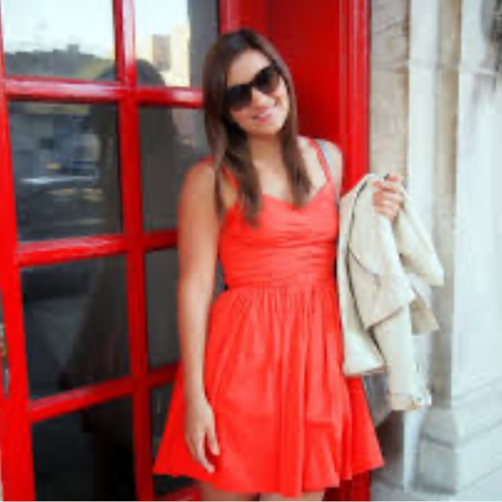 🆕️ GAP Red Strappy Dress. With Hand Pockets. (True Red- Not Orangish) NWOT
